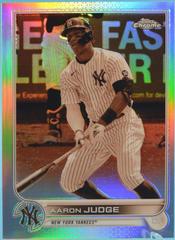 Aaron Judge [Refractor] Baseball Cards 2022 Topps Chrome Prices