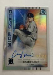 Casey Mize Baseball Cards 2018 Bowman Draft Class of 2018 Autograph Prices