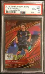 Luka Modric [SP Red Prizm] Soccer Cards 2020 Panini Select UEFA Euro Prices