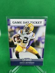 Justin Jefferson #23 Football Cards 2020 Panini Contenders Draft Picks Game Day Ticket Prices