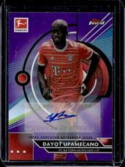 Dayot Upamecano [Purple] #BCA-DU Soccer Cards 2022 Topps Finest Bundesliga Autographs Prices