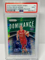 Elena Delle Donne [Prizm Green Pulsar] #2 Basketball Cards 2020 Panini Prizm WNBA Dominance Prices