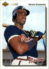 Deion Sanders #247 Baseball Cards 1992 Upper Deck Prices