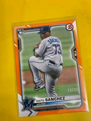 Sixto Sanchez [Orange] #13 Baseball Cards 2021 Bowman Prices