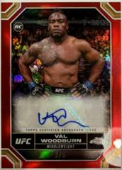 Val Woodburn [Red Refractor] #CRA-VWO Ufc Cards 2024 Topps Chrome UFC Rookie Autograph Prices