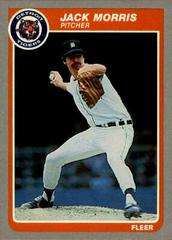Jack Morris #18 Baseball Cards 1985 Fleer Prices