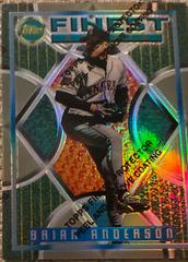 Brian Anderson [Refractor] #12 Baseball Cards 1995 Finest Prices