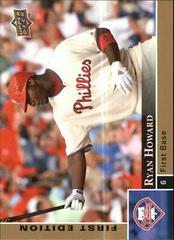Ryan Howard #226 Baseball Cards 2009 Upper Deck First Edition Prices