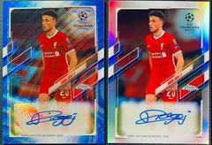 Diogo Jota [Blue Wave Refractor] Soccer Cards 2020 Topps Chrome UEFA Champions League Autographs Prices