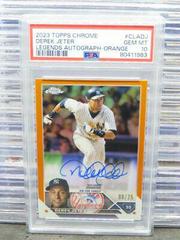 Derek Jeter [Orange] #CLA-DJ Baseball Cards 2023 Topps Chrome Legends Autograph Refractors Prices
