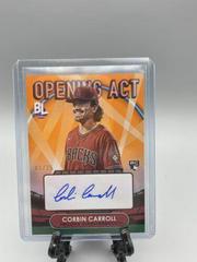 Corbin Carroll [Orange] #OAA-CC Baseball Cards 2023 Topps Big League Opening Act Autographs Prices