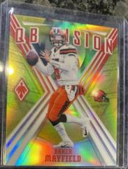 Baker Mayfield [Yellow] #9 Football Cards 2019 Panini Phoenix QB Vision Prices