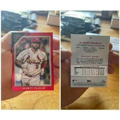 Albert Pujols [Red] #181 Baseball Cards 2022 Topps Gallery Prices
