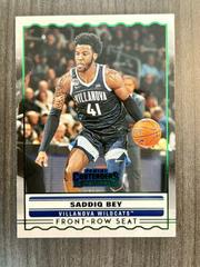 Saddiq Bey [Green] Basketball Cards 2020 Panini Contenders Draft Picks Front Row Seat Prices