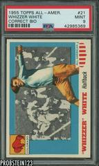 Whizzer White [Correct Bio] #21 Football Cards 1955 Topps All American Prices