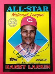 Barry Larkin [Black] #88ASA-BL Baseball Cards 2023 Topps 1988 All Star Autographs Prices