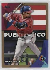 Javier Baez [Gold] Baseball Cards 2023 Topps World Classic Stars Prices