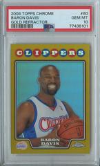 Vince Carter [Gold Refractor] Basketball Cards 2009 Topps Chrome Prices