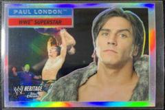 Paul London [Refractor] #5 Wrestling Cards 2006 Topps Heritage Chrome WWE Prices