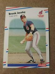 Brook Jacoby #612 Baseball Cards 1988 Fleer Prices