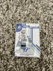 Logan Stankoven [Blue Autograph] #NS-LS Hockey Cards 2021 SP Game Used CHL New Style Prices