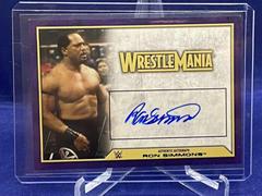 Ron Simmons Wrestling Cards 2014 Topps WWE Road to Wrestlemania Autographs Prices