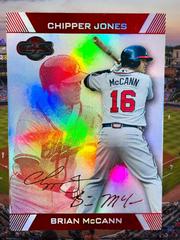 Brian McCann, Chipper Jones [Hyper Silver Red] #3 Baseball Cards 2007 Topps CO Signers Prices