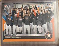 Houston Astros [Orange] Baseball Cards 2022 Topps Now World Series Champions Prices
