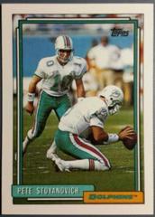 Pete Stoyanovich Football Cards 1992 Topps Prices