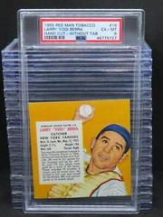 Larry Yogi Berra [Hand Cut Without Tab] #16 Baseball Cards 1955 Red Man Tobacco Prices