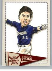 christian yelich Baseball Cards 2019 Topps Big League Star Caricature Reproductions Prices