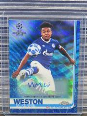 Weston McKennie [Autograph Blue Wave Refractor] #83 Soccer Cards 2018 Topps Chrome UEFA Champions League Prices