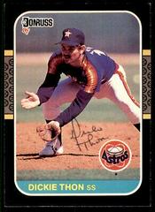 Dickie Thon Baseball Cards 1987 Donruss Prices
