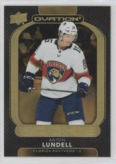 Anton Lundell [Gold Circular Wonder] #114 Hockey Cards 2021 Upper Deck Ovation Prices