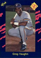 Greg Vaughn Baseball Cards 1990 Classic Prices