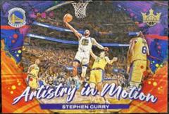Stephen Curry #4 Basketball Cards 2023 Panini Court Kings Artistry in Motion Prices