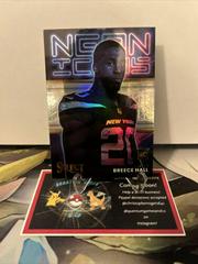 Breece Hall [Prizm] #NI-16 Football Cards 2022 Panini Select Neon Icons Prices