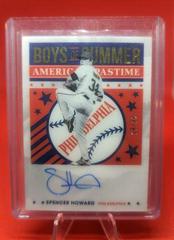 Spencer Howard [Gold] Baseball Cards 2021 Panini Chronicles Boys of Summer Autographs Prices