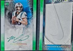 Matt Corral [Gloves] Football Cards 2022 Panini Origins Rookie Booklet Patch Auto Prices
