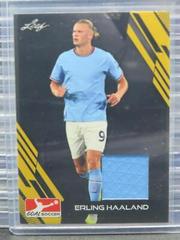 Erling Haaland Soccer Cards 2023 Leaf Goal Jersey Relics Prices