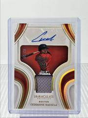 Ceddanne Rafaela [Prospect Patch Autograph Holo Gold] #10 Baseball Cards 2023 Panini Immaculate Prices