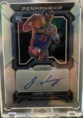 Jaden Ivey [Silver] #RP-JID Basketball Cards 2022 Panini Prizm Rookie Penmanship Autographs Prices