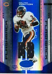 Walter Payton [Mirror Blue] #131 Football Cards 2004 Leaf Certified Materials Prices