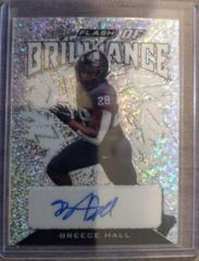 Breece Hall [Metalized Sparkles Silver] #FB-BH1 Football Cards 2022 Leaf Flash of Brilliance Autographs Prices