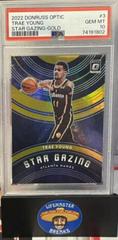 Trae Young [Gold] Basketball Cards 2022 Panini Donruss Optic Star Gazing Prices