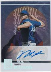 Nate Pearson [Silver] Baseball Cards 2022 Panini Capstone Summit Signatures Prices