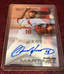 Carlos Martinez #FA-CM Baseball Cards 2016 Topps Finest Autographs Prices