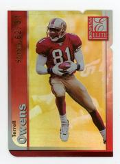 Terrell Owens [Status] Football Cards 1999 Panini Donruss Elite Prices