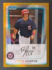 Bryce Harper [Gold Refractor] Baseball Cards 2011 Bowman Chrome Prospects Prices