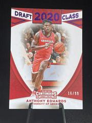 Anthony Edwards [Purple] Basketball Cards 2020 Panini Contenders Draft Picks Draft Class Prices